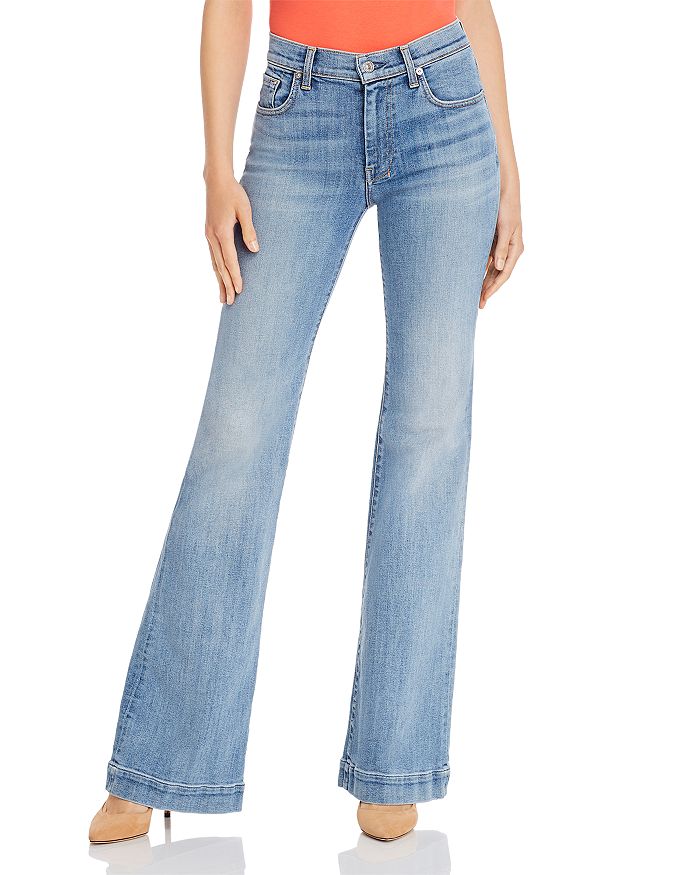 7 FOR ALL MANKIND DOJO FLARED JEANS IN NOLITA,AU115Y594A