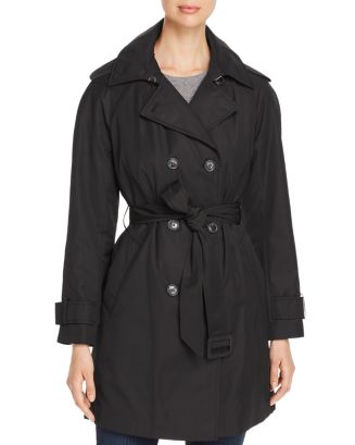 kate spade new york Double-Breasted Gabardine Trench Coat | Bloomingdale's