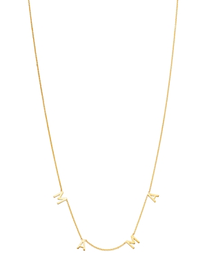 Zoe Lev 14K Yellow Gold Mama Charm Necklace, 18