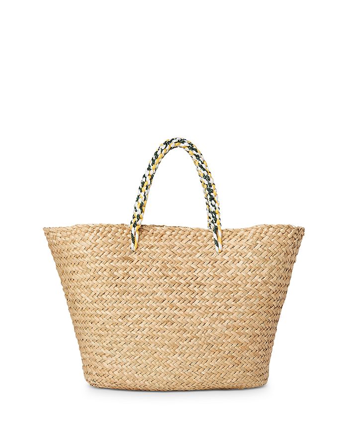 Whistles Ashby Large Straw Beach Bag In Neutral