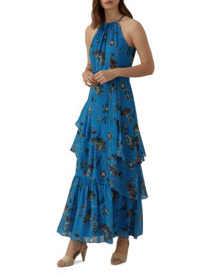 aqua twist front velvet dress