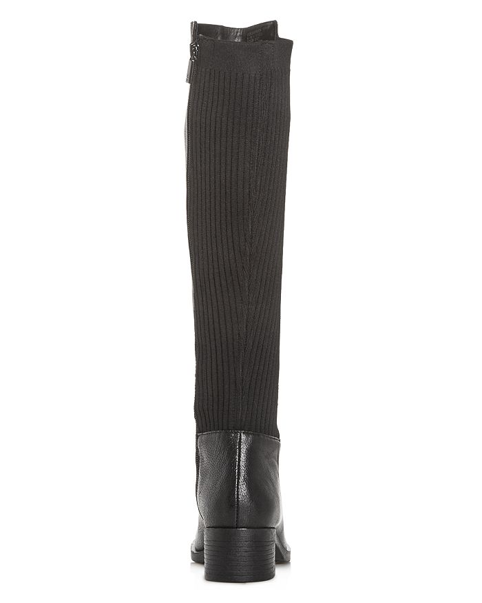 Shop Kenneth Cole Women's Levon Block-heel Boots In Black Leather