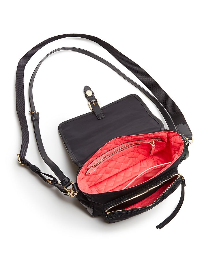 Tory Burch Perry Nylon Crossbody Bag In Black/gold ModeSens