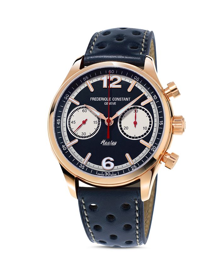 Frederique Constant Vintage Rally Healey Chronograph, 42mm In Navy