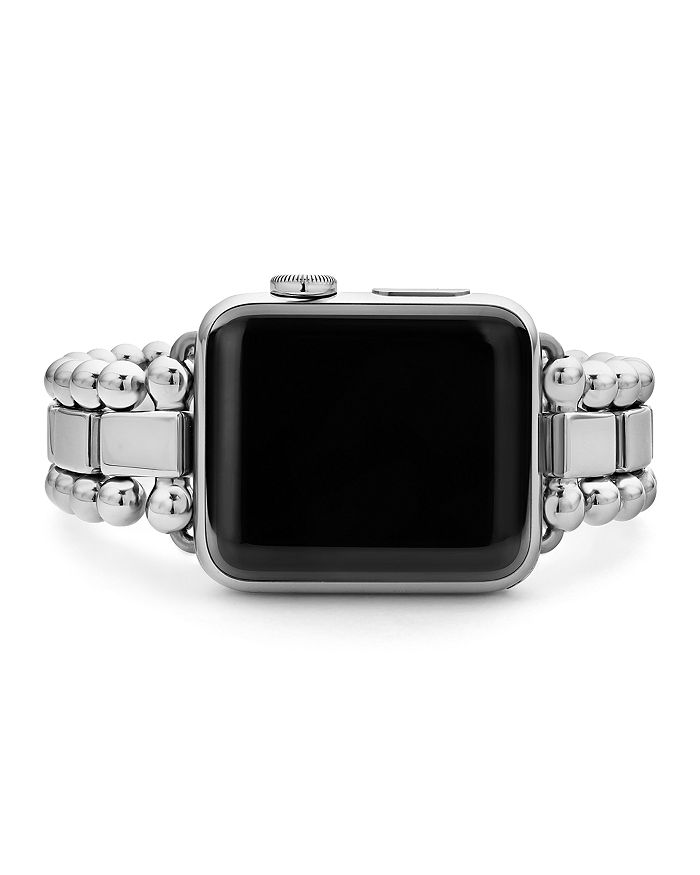 Shop Lagos Smart Caviar Stainless Steel Apple Watch Bracelet, 38-44mm In Silver