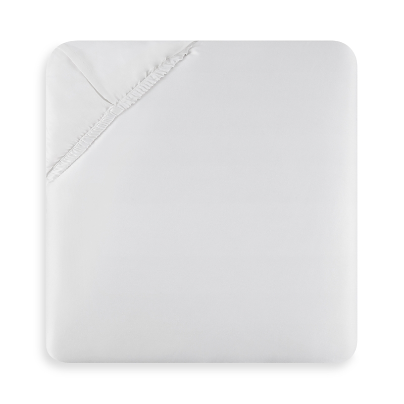 Sferra Fiona Fitted Sheet, Twin In White
