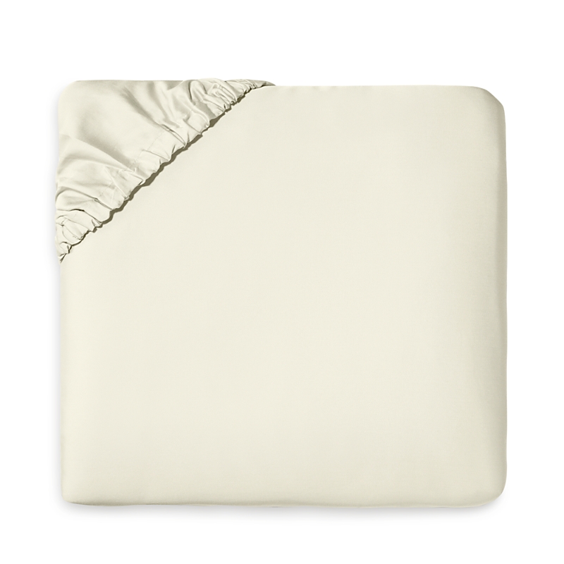 Sferra Fiona Fitted Sheet, Twin In Ivory