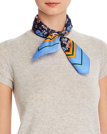 Tory Burch Blossom Ditsy Silk Scarf | Bloomingdale's