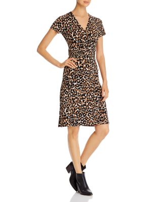 leota faux wrap dress