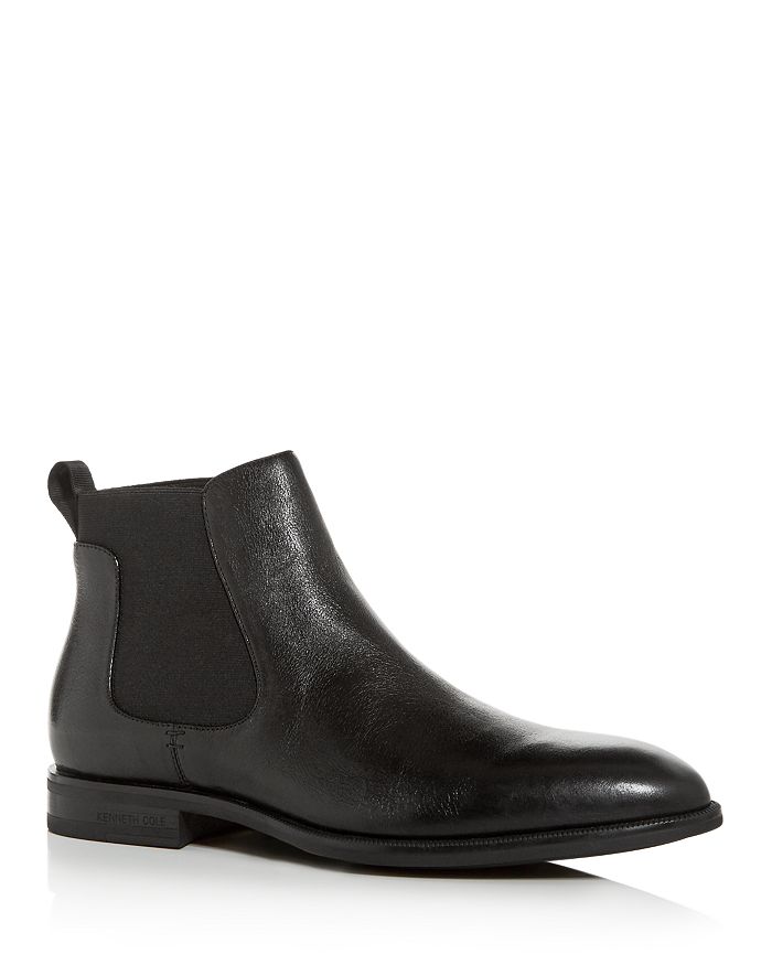 Kenneth Cole Men's Futurepod Leather Chelsea Boots In Black