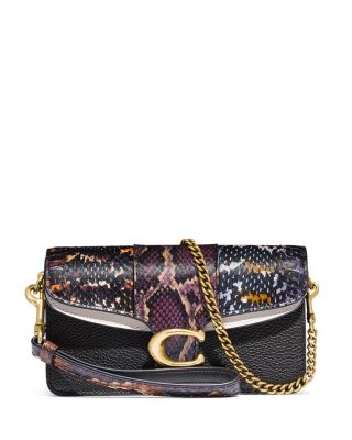 COACH Tabby Snakeskin Crossbody Bloomingdale s