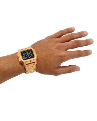 Regulus All-Black Link Bracelet Watch, 46mm