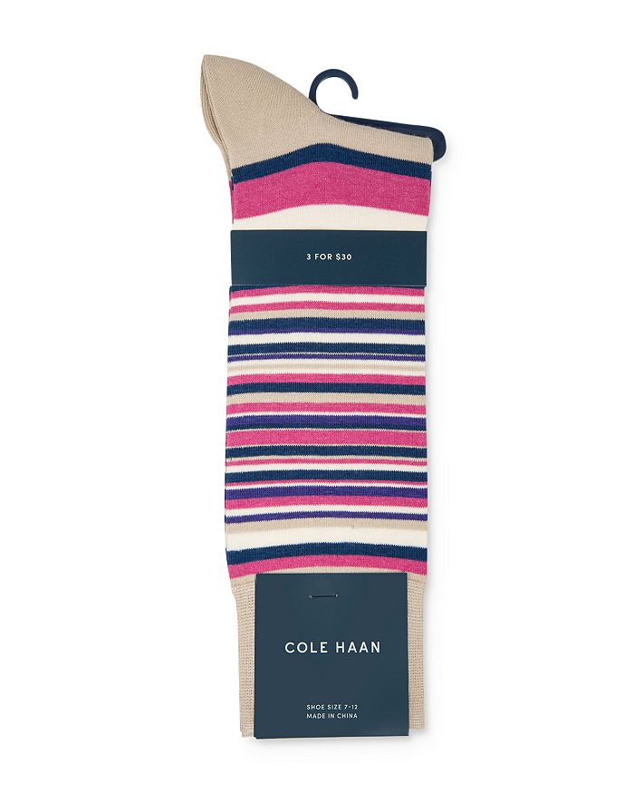 Cole Haan Town Stripe Socks In Hawthorn