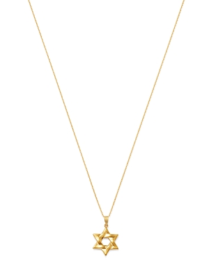 Bloomingdale's Star of David Pendant Necklace in 14K Yellow Gold, 18 - 100% Exclusive