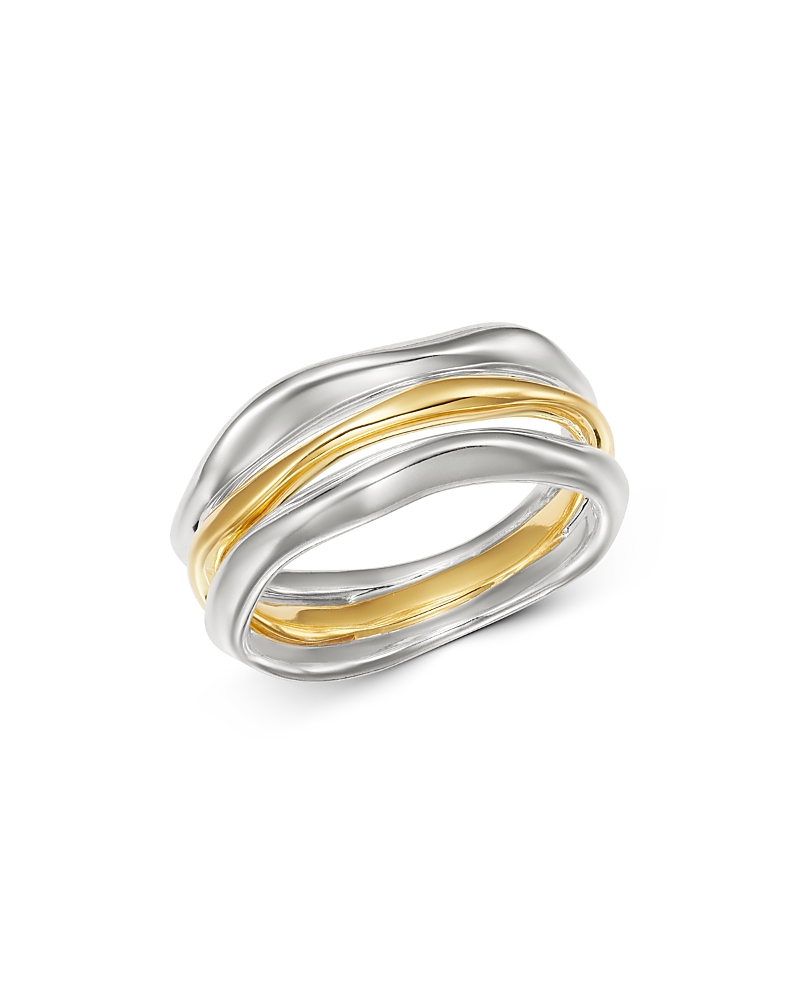 Ippolita Chimera Classico Triple Band Stack Ring In Gold/silver