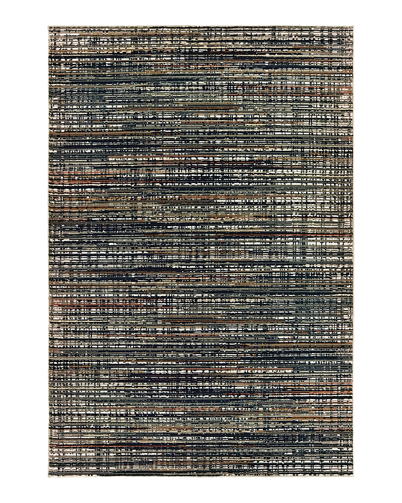 Oriental Weavers Bowen 1332 Area Rug, 6'7 X 9'6 In Black/navy
