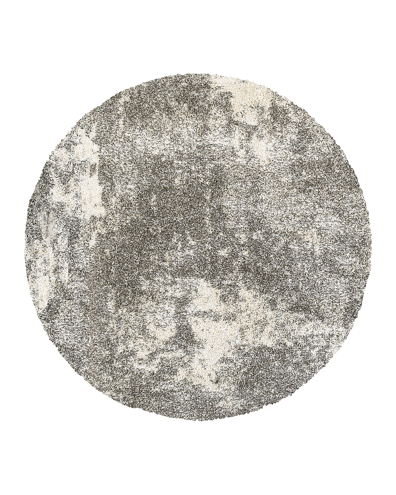 Oriental Weavers Henderson Shag 5503 Round Rug, 7'10 X 7'10 In Gray/ivory