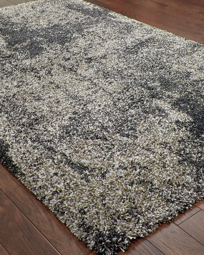 Oriental Weavers Henderson Shag 5503 Area Rug, 6'7 X 9'6 In Gray/charcoal