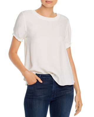 Cinq à Sept - Lenny Short-Sleeve Silk Top