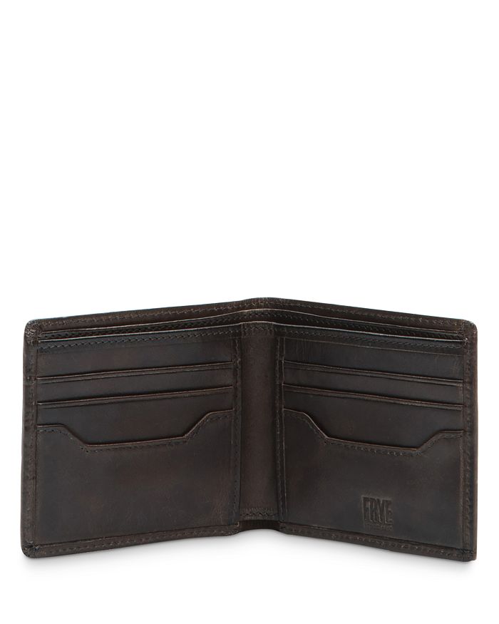 Shop Frye Logan Bi-fold Wallet In Slate