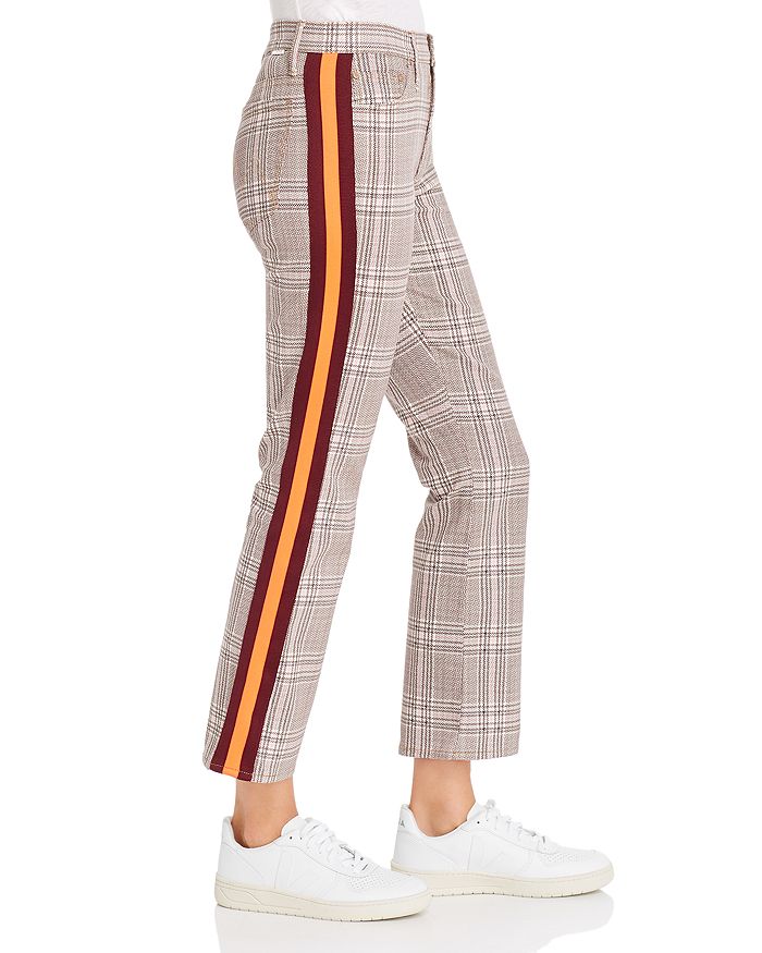 flare pants plaid