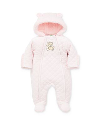 baby quilted pramsuit