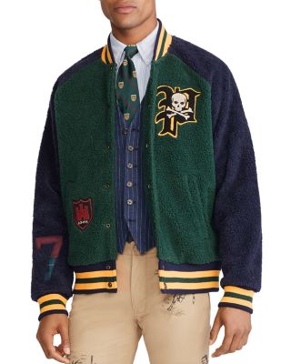 polo letterman hoodie