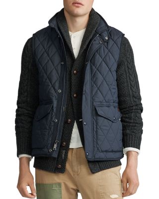 polo mens quilted jacket