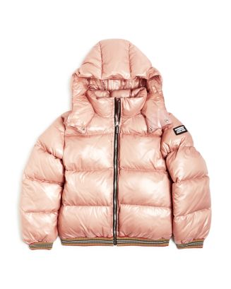 Burberry Girls' Josiah Hooded Down Puffer Jacket - Big Kid