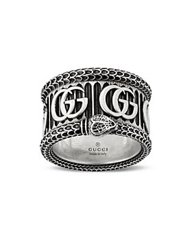 Gucci - Sterling Silver GG Marmont Band