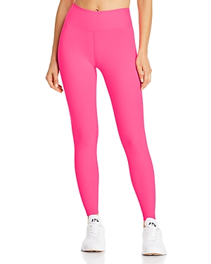 Year Of Ours Years Of Ours Ribbed Leggings In Hot Pink