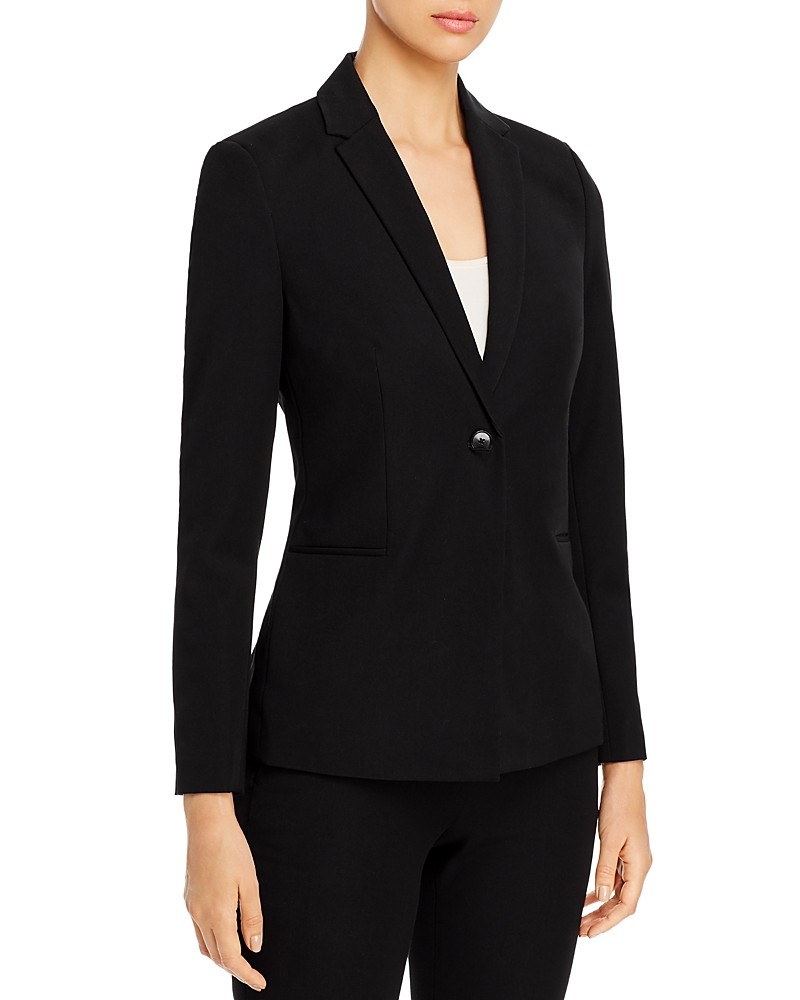 T Tahari One-button Blazer - Exclusive In Black