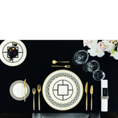 Metro Chic Salad Plate with White Rim