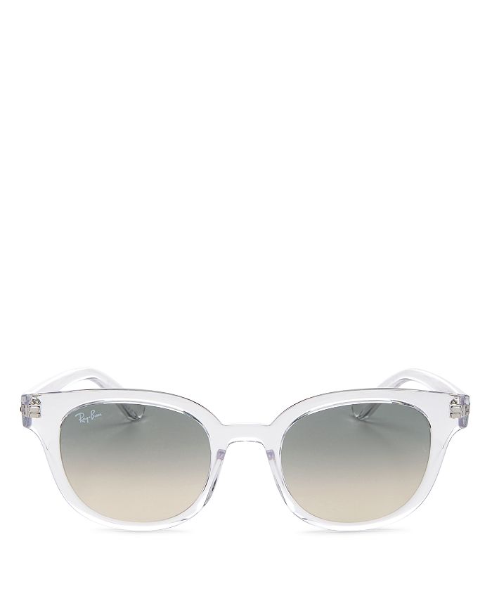 Ray Ban 51mm Classic Wayfarer Sunglasses In Trasparent/gray Gradient