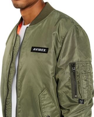 た*す様 AVIREX MA-1 bomber jacket olive L O Avirex MA-1 Logo Bomber Jacket | Bloomingdale's