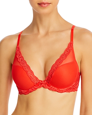 Natori Feathers Underwire Contour Bra In Stoplight