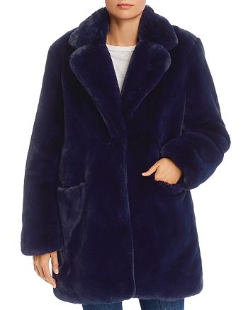 Apparis Sophie Faux Fur Coat, How To Stop A Faux Fur Coat From Shedding