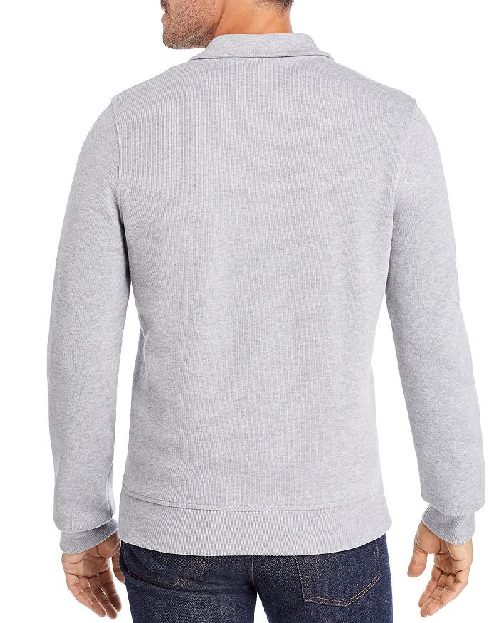 lacoste men's quarter zip cotton sweater
