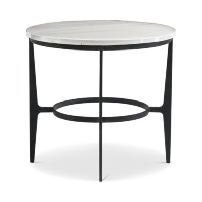 bernhardt morello round end table