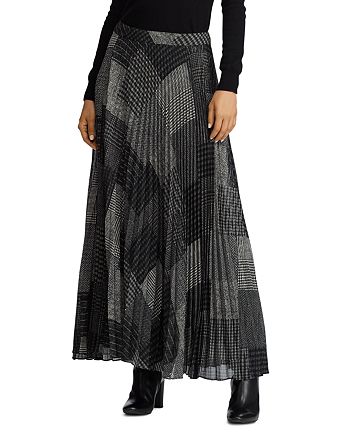 Ralph Lauren Printed Pleated Maxi Skirt | Bloomingdale's