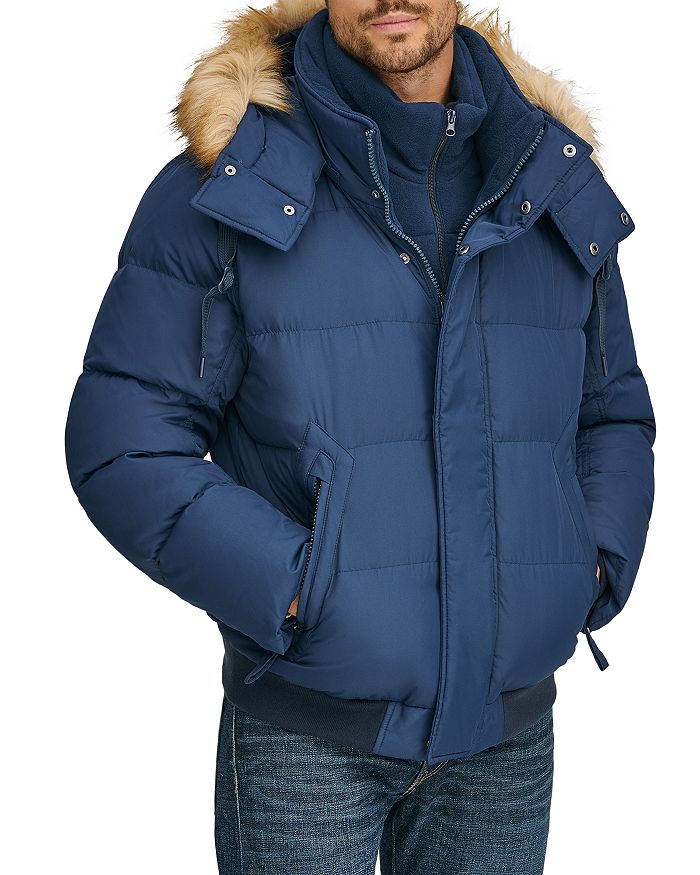 Men's clemont down jacket with removable hood 2025