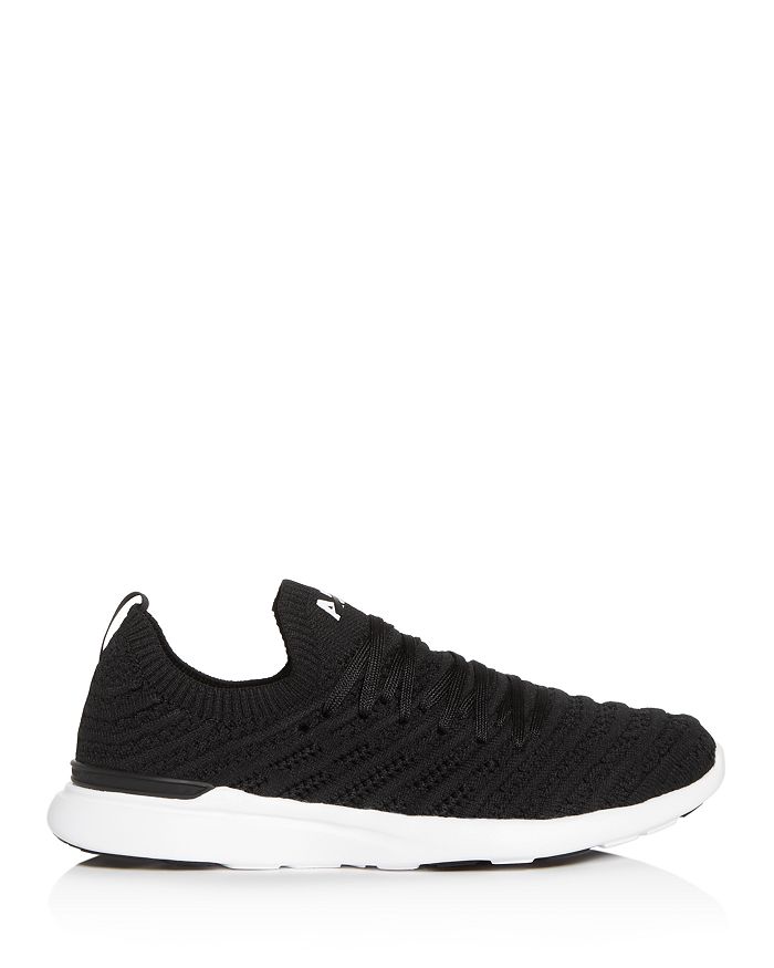 Apl Athletic Propulsion Labs Techloom Wave Two-way Running Sneakers In Black/white