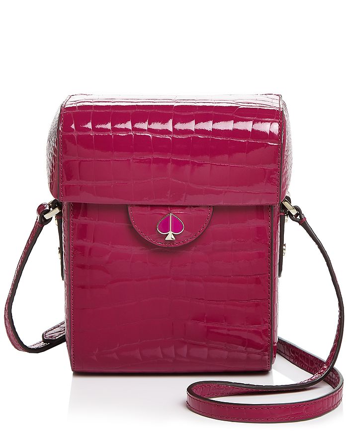 Kate Spade New York Cleo Medium Croc Embossed Camera Crossbody Bloomingdale S