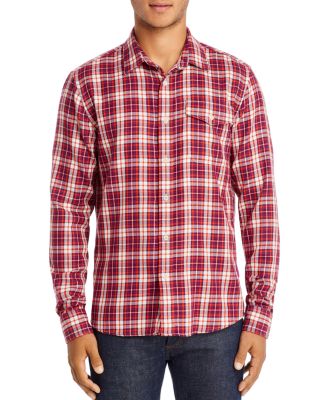 Scotch & Soda - Flannel Regular Fit Plaid Shirt