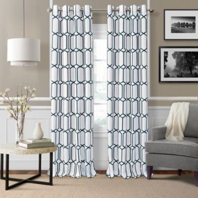 Kaiden Geometric Curtain Panel, 52" x 84"