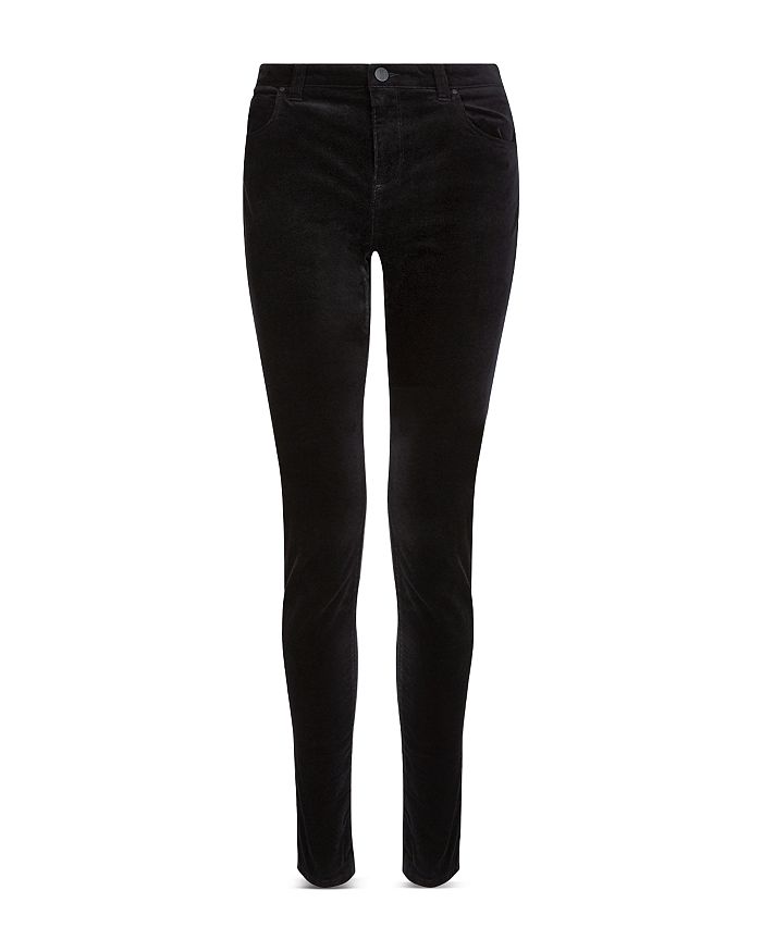 Hobbs London Marianne Velvet Skinny Jeans In Black