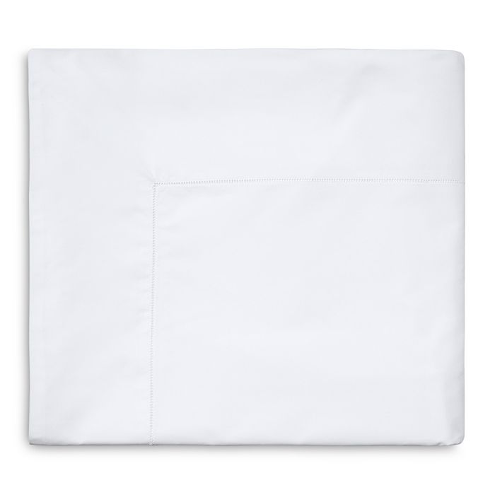 Sferra Giza 45 Percale Flat Sheet, King In White