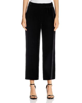 eileen fisher velvet wide leg pants