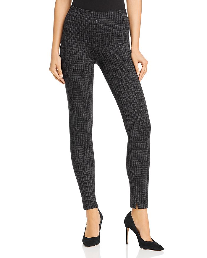 Theory Skinny Houndstooth Knit Leggings