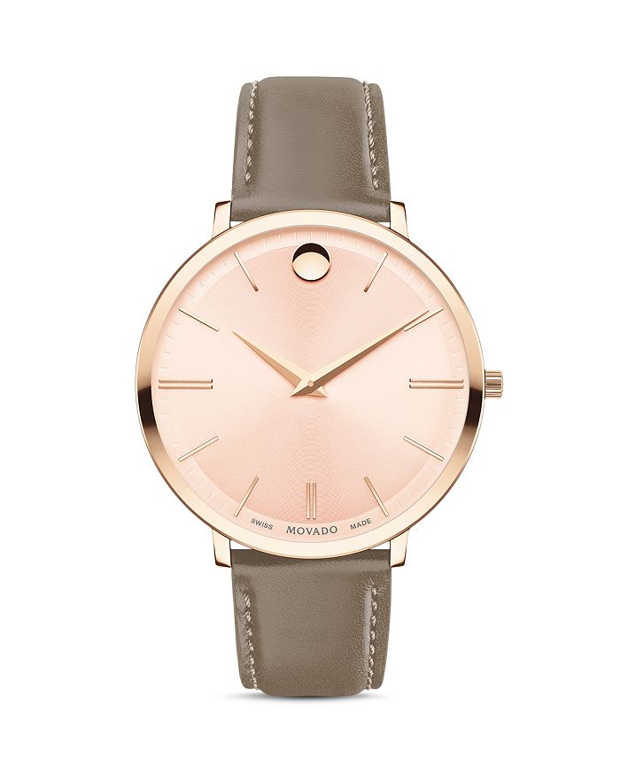 Movado Ultra Slim Watch, 40mm In Pink